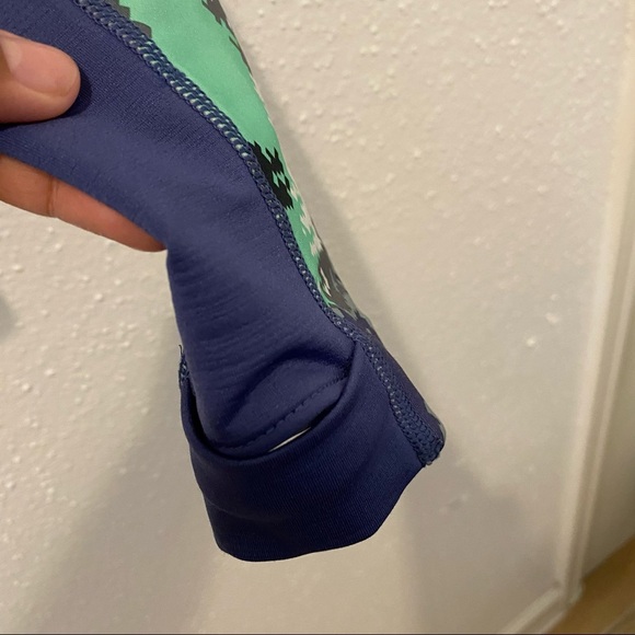 NIKE Women's Purple Pro Hyperwarm Half Zip Long Sleeve Shirt Sz. SMALL - Picture 3 of 5